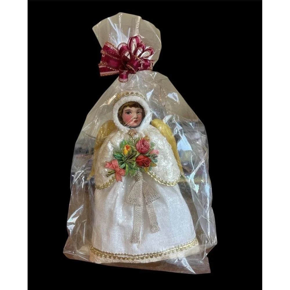 Blumchen Snow‎ Angel Victorian Style Ornament Angelic Topper Little Holly BB117